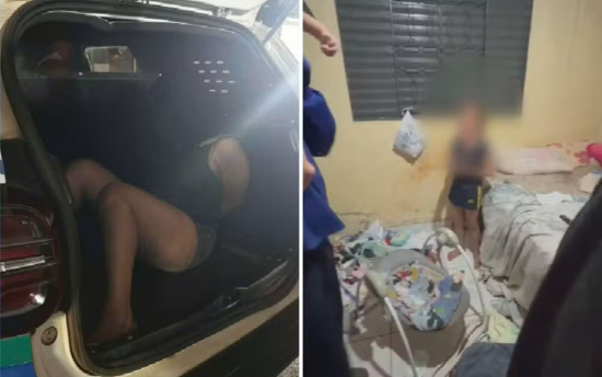 Mãe é presa suspeita de abandono de incapaz após quatro crianças serem encontradas trancadas e sem comida