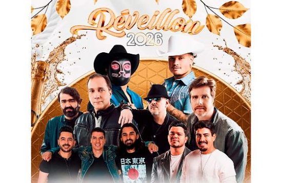 Prefeitura anuncia programação do Réveillon 2026 em Barra do Garças; CountryBeat e Biquíni Cavadão são destaques