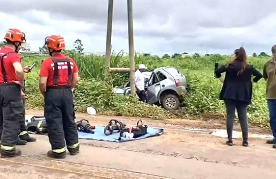 Mulher morre em grave acidente após perder controle de veículo em rodovia de MT