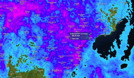 Chuva intensa e risco de tempestades atingem grande parte do país