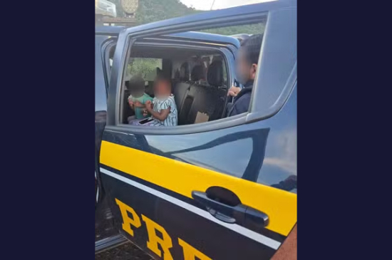 Duas crianças são resgatadas pela PRF após deixarem garimpo ilegal em caminhonete com desconhecidos em MT