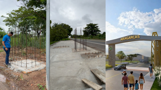 Prefeito Ricardo Galvão vistoria obras em andamento e destaca investimentos em infraestrutura, segurança e área social em Aragarças