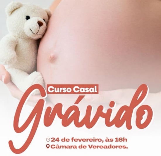 Atividades do curso Casal Grávido retornam neste mês