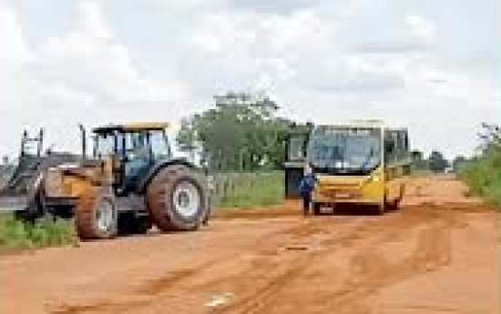 Estrada precária impede mais de 50 alunos de frequentar aulas em Araguaiana