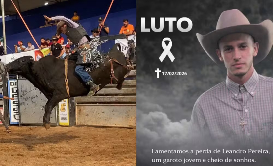 Jovem peão morre após queda e pisoteio de boi no interior de Goiás