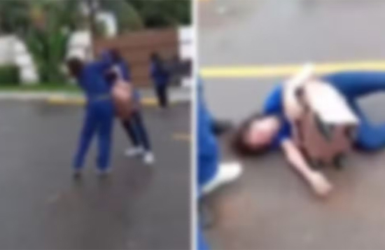 Adolescente de 14 anos fica ferida após briga em frente a escola em MT