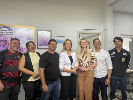 Prefeito de Aragarças recebe deputada Lêda Borges e anuncia investimentos em segurança e Legislativo