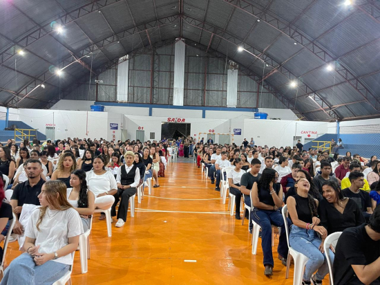 Cerimônia das Profissões reúne mais de 350 alunos na ETE de Barra do Garças
