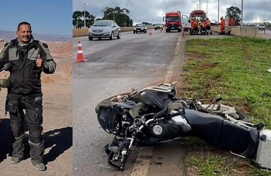 Ex-prefeito de Barra do Garças sofre acidente de moto em Brasília