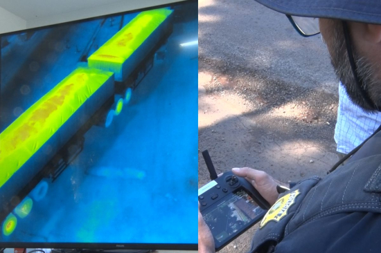 Drones e câmeras térmicas reforçam fiscalização de caminhões e ajudam a evitar acidentes em rodovias de MT