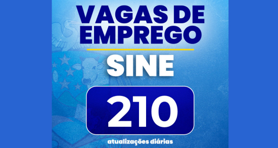 Sine de Barra do Garças divulga 210 vagas de trabalho nesta quarta-feira (08)