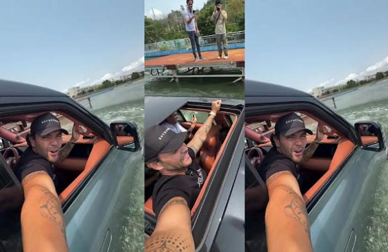 Thiago Brava anuncia ideia de levar carro anfíbio ao Rio Araguaia