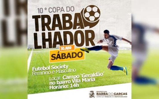 Copa do Trabalhador tem início neste sábado (30), no Vila Maria