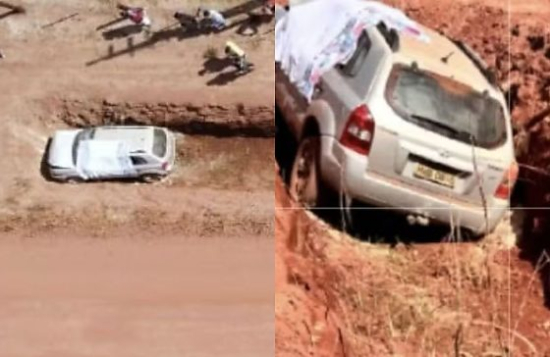 Mulher se arrasta até fazenda para pedir ajuda após acidente de carro; motorista perdeu controle e caiu em vala