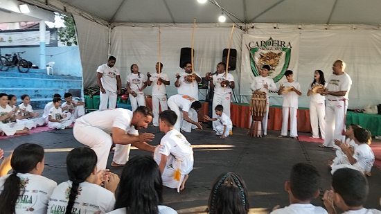 Batizado e Troca de Corda reúne mestres, professores e alunos da capoeira em Aragarças