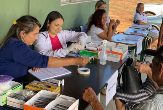 Secretaria de Saúde de Aragarças intensifica ações e leva atendimentos à população durante o mês de junho