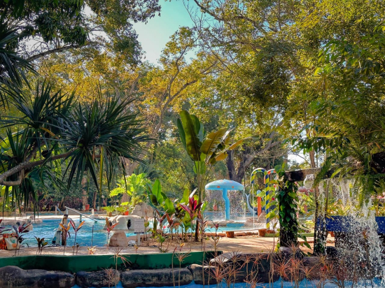 Parque das Águas Quentes estará aberto todos os dias neste mês de julho