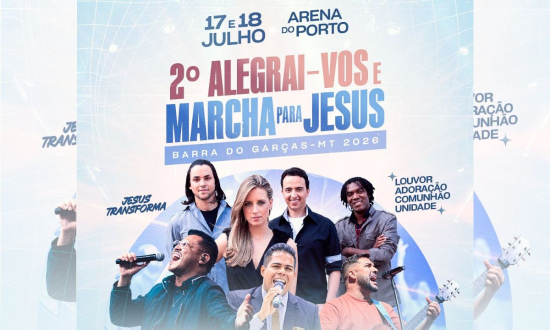Arena do Porto do Baé será reaberta com 2ª edição do Alegrai-vos e Marcha para Jesus