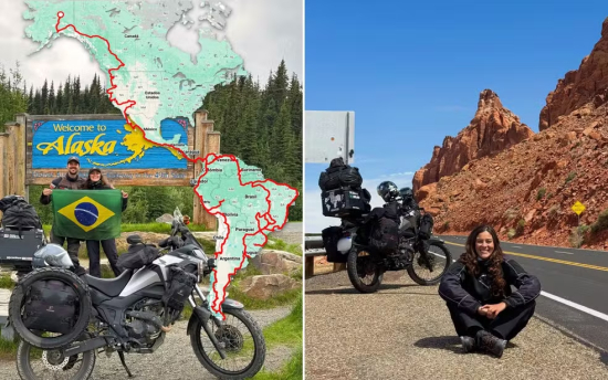 Goiana percorre mais de 20 países de moto e realiza sonho ao chegar ao Alasca
