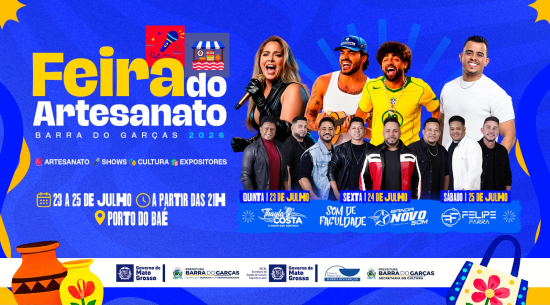Entrada gratuita: Arena do Porto recebe Som de Faculdade e outros shows nacionais durante a Feira do Artesanato 2026