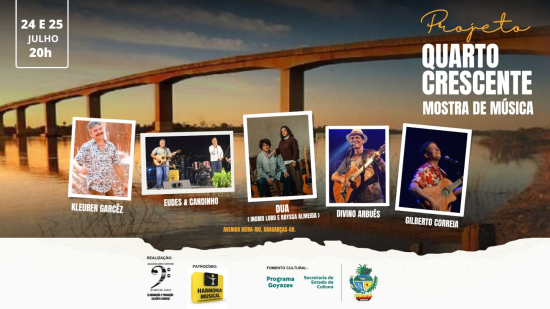 Governo Municipal de Aragarças fortalece calendário cultural com apoio ao Projeto do Programa Goyazes, Quarto Crescente