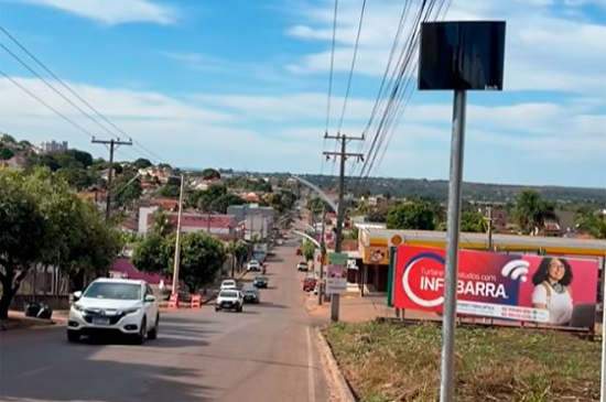 Barra do Garças instala 32 radares para reduzir acidentes e reforçar segurança no trânsito