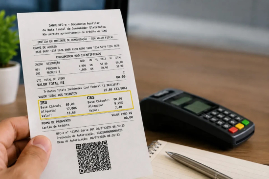 Notas fiscais passam a exibir IBS e CBS a partir desta segunda-feira; veja o que muda