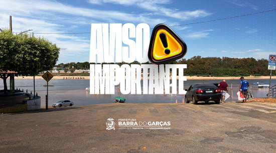 Rampa náutica do Porto do Baé será interditada a partir desta segunda (10/8) para ampliação em Barra do Garças 