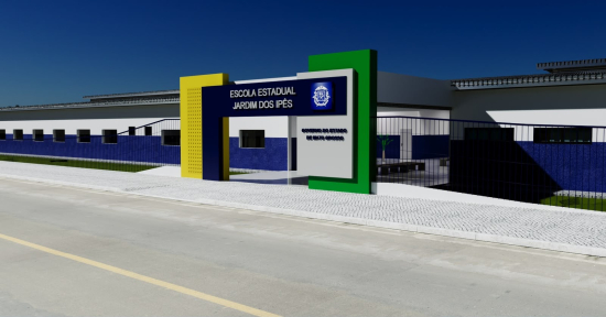 Construção da maior escola de Barra do Garças chama atenção pela imponência no Jardim dos Ipês