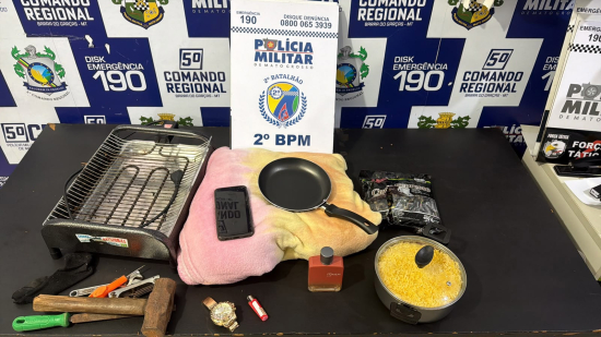 Suspeito é preso após furtos em condomínio e bens são recuperados em Barra do Garças