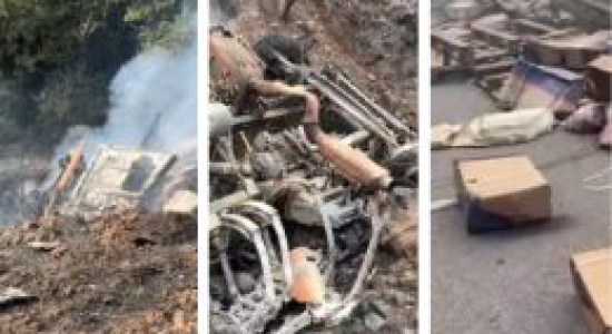Motorista morre após colisão entre duas carretas em trecho de serra