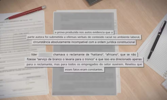 Funcionário receberá R$ 15 mil após sofrer ofensas racistas no trabalho