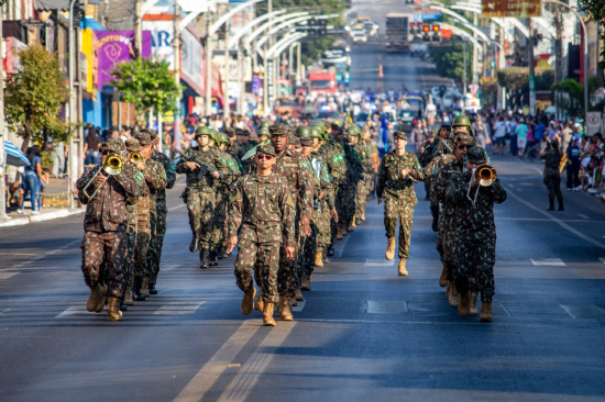 INDEPENDÊNCIA DO BRASIL: Desfile militar será realizado nesta segunda (07)