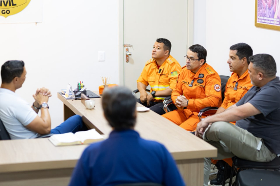 Comandante Regional do Corpo de Bombeiros visita prefeito Ricardo Galvão e acompanha implantação da Base Avançada em Aragarças