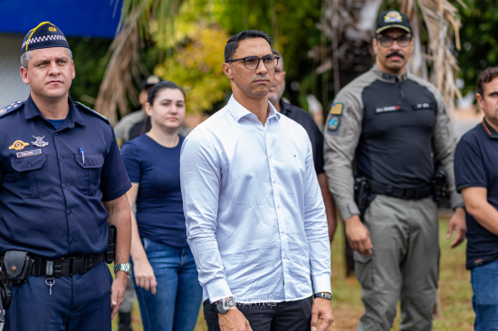 Ricardo Galvão destaca compromisso com a segurança durante aula inaugural da Guarda Civil Municipal de Aragarças