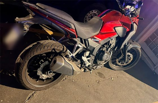 Moto furtada é localizada horas depois em Barra do Garças