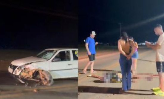 Motociclista de 41 anos morre após colisão frontal com carro