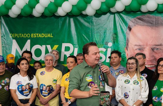 Max Russi teve em Barra sua 6ª maior votação em MT, com 1.816 votos
