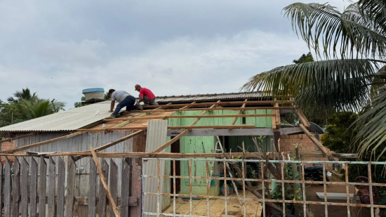 Temporal causa destruição e deixa 30 famílias afetadas em MT