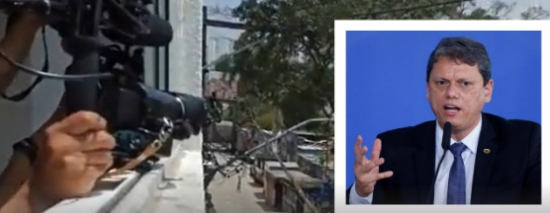 Tarcísio Gomes de Freitas sofre atentado em Paraisópolis (SP)