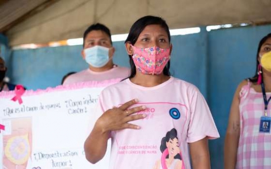 Centro de Referência em Saúde realiza dia “D” do Outubro Rosa para mulheres indígenas