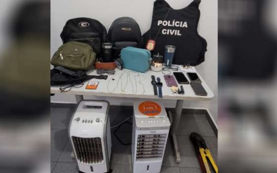 Objetos furtados de lojas e casas em Barra do Garças são recuperados pela Polícia Civil
