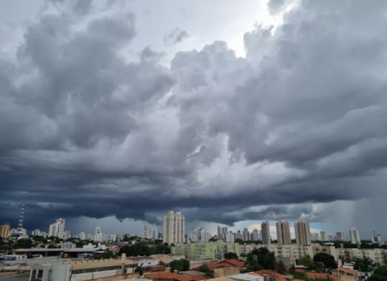 Em MT, 24 municípios estão em estado de alerta por risco de temporais