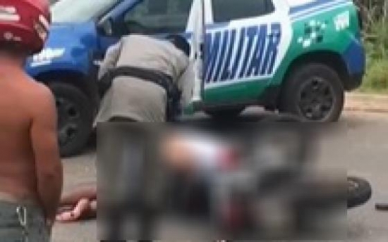 Homem morre após grave acidente de moto em Aragarças; vídeo