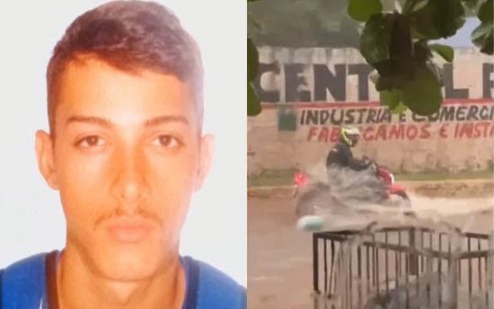 Corpo de motociclista arrastado por enxurrada durante temporal é encontrado em Goiânia