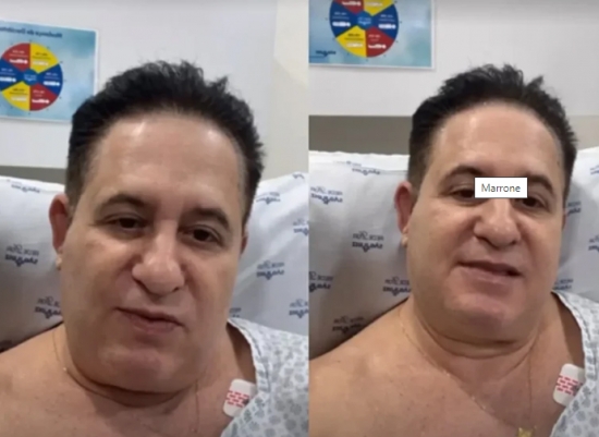 Cantor Marrone, da dupla com Bruno é internado para fazer cirurgia 