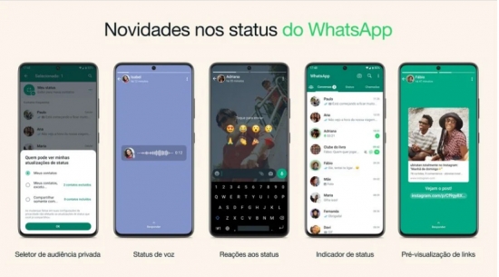 WhatsApp lança áudio no Status, reações e mais novidades; confira