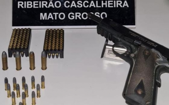 Secretário de município do Araguaia é preso por porte e posse ilegal de arma de fogo