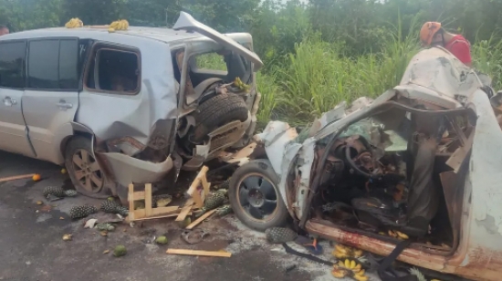 Feirante morre ao bater veículo em carro que rodava na pista em Cuiabá
