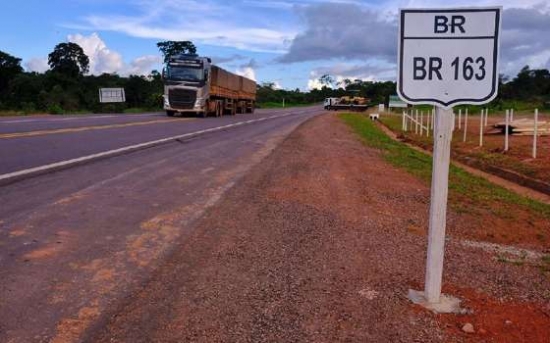 Governo de Mato Grosso assume concessão da BR-163 no dia 4 de maio